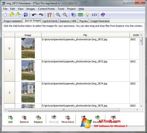 Ekran görüntüsü PTGui Windows 7