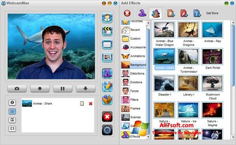 Ekran görüntüsü WebcamMax Windows 7