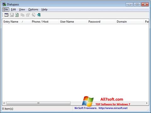 Ekran görüntüsü Dialupass Windows 7