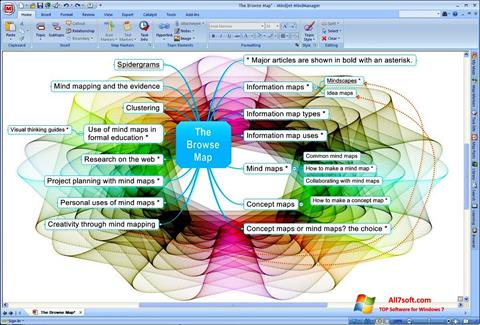 Ekran görüntüsü MindManager Windows 7