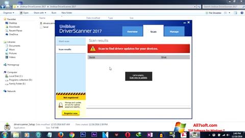 Ekran görüntüsü DriverScanner Windows 7