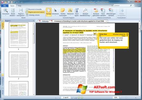 Ekran görüntüsü Nitro PDF Reader Windows 7