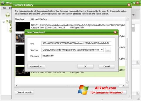 Ekran görüntüsü Free Video Catcher Windows 7