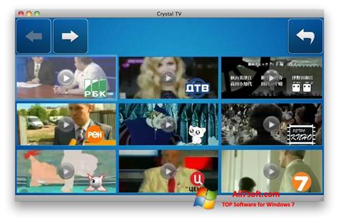 Ekran görüntüsü Crystal TV Windows 7