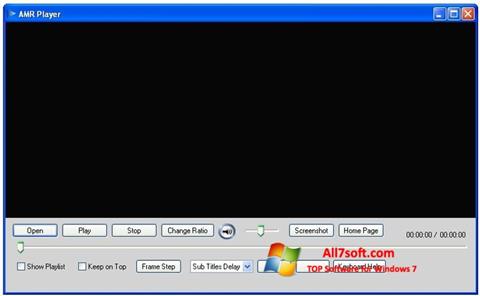 Ekran görüntüsü AMR Player Windows 7