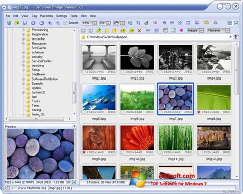 Ekran görüntüsü FastStone Image Viewer Windows 7