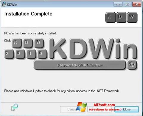 Ekran görüntüsü KDWin Windows 7