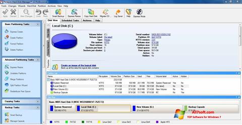 Ekran görüntüsü Paragon Hard Disk Manager Windows 7