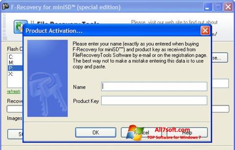 Ekran görüntüsü F-Recovery SD Windows 7