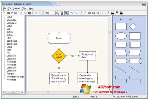 Ekran görüntüsü Diagram Designer Windows 7
