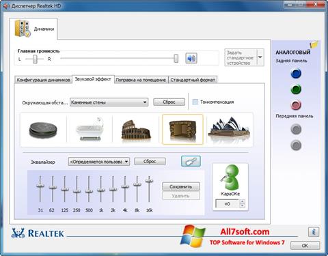 Ekran görüntüsü Realtek AC97 Audio Driver Windows 7