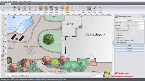 Ekran görüntüsü Realtime Landscaping Architect Windows 7