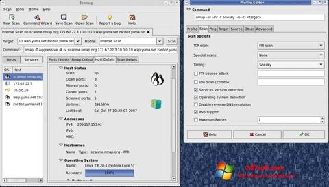 Ekran görüntüsü Nmap Windows 7