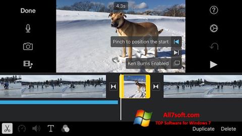 Ekran görüntüsü iMovie Windows 7