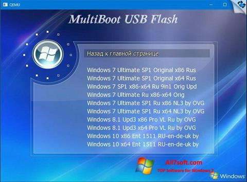 Ekran görüntüsü MultiBoot USB Windows 7