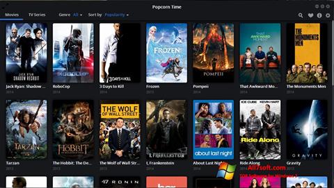 Ekran görüntüsü Popcorn Time Windows 7
