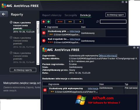 Ekran görüntüsü AVG AntiVirus Free Windows 7