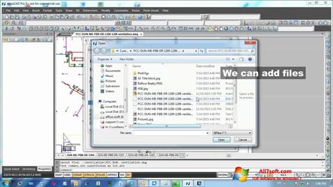 Ekran görüntüsü nanoCAD Windows 7