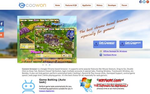 Ekran görüntüsü Coowon Browser Windows 7