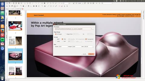 Ekran görüntüsü Master PDF Editor Windows 7