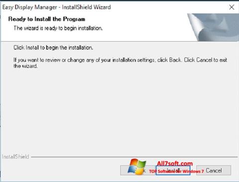 Ekran görüntüsü Easy Display Manager Windows 7
