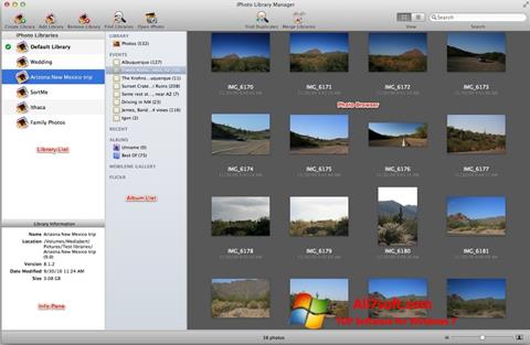Ekran görüntüsü iPhoto Windows 7