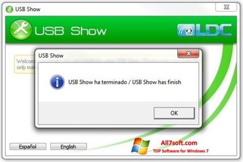Ekran görüntüsü USB Show Windows 7
