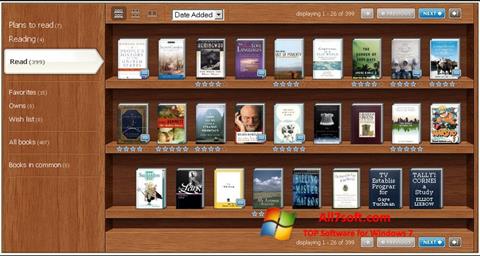 Ekran görüntüsü Bookshelf Windows 7