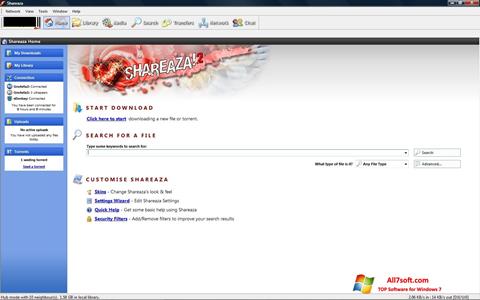 Ekran görüntüsü Shareaza Windows 7