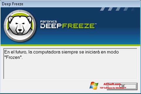 Ekran görüntüsü Deep Freeze Windows 7