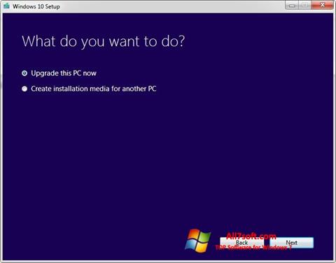 Ekran görüntüsü Media Creation Tool Windows 7