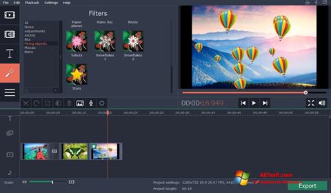 Ekran görüntüsü Movavi Video Suite Windows 7
