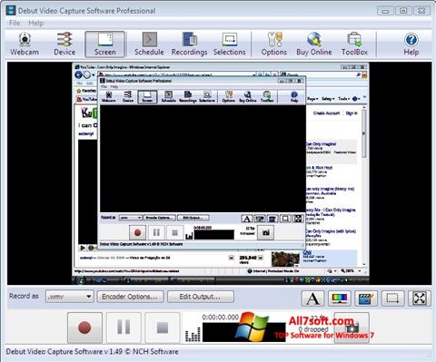 Ekran görüntüsü Debut Video Capture Windows 7
