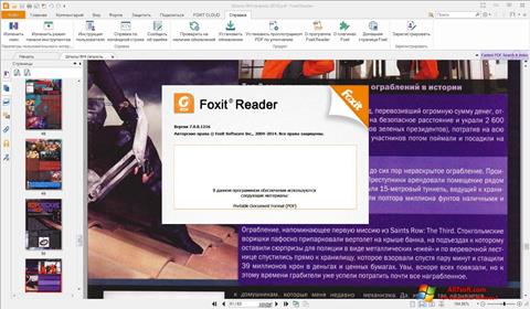 Ekran görüntüsü Foxit Reader Windows 7