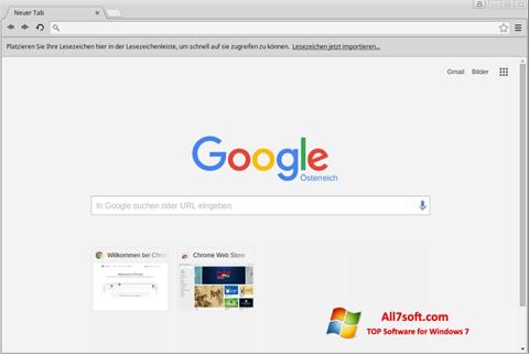 Ekran görüntüsü Google Chrome Windows 7