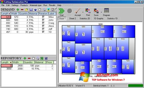 Ekran görüntüsü Cutting Windows 7