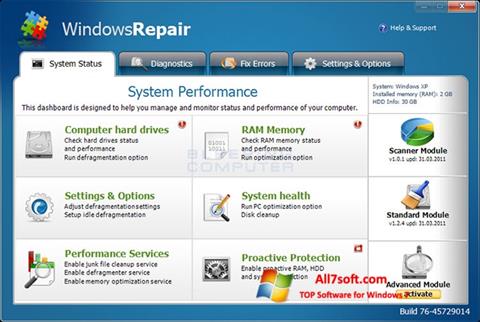 Ekran görüntüsü Windows Repair Windows 7