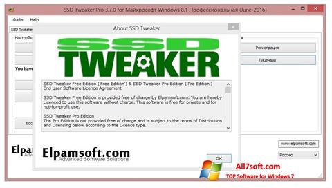 Ekran görüntüsü SSD Tweaker Windows 7