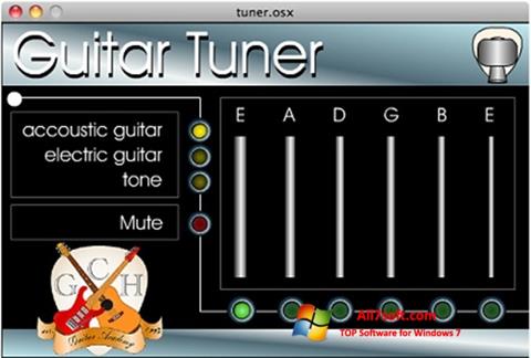 Ekran görüntüsü Guitar Tuner Windows 7