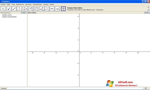 Ekran görüntüsü GeoGebra Windows 7