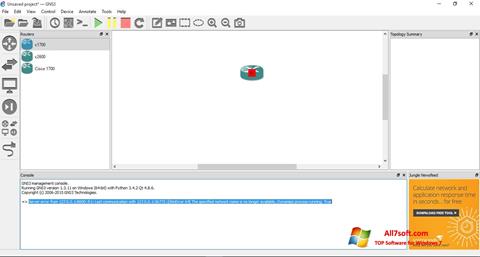 Ekran görüntüsü GNS3 Windows 7