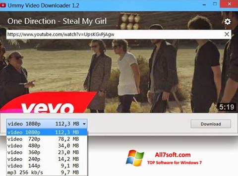 Ekran görüntüsü Ummy Video Downloader Windows 7