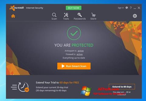 Ekran görüntüsü Avast Internet Security Windows 7