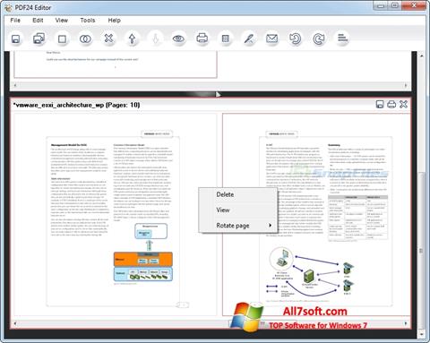 Ekran görüntüsü PDF24 Creator Windows 7