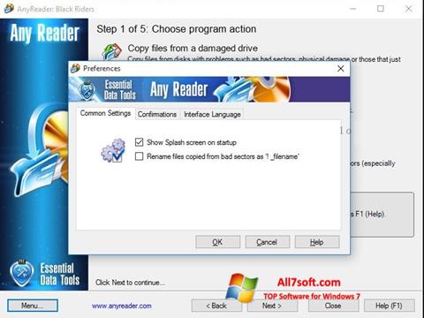 Ekran görüntüsü AnyReader Windows 7