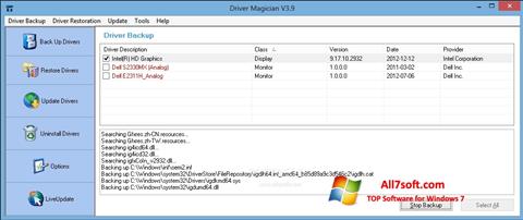Ekran görüntüsü Driver Magician Windows 7