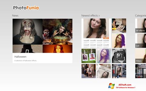 Ekran görüntüsü PhotoFunia Windows 7