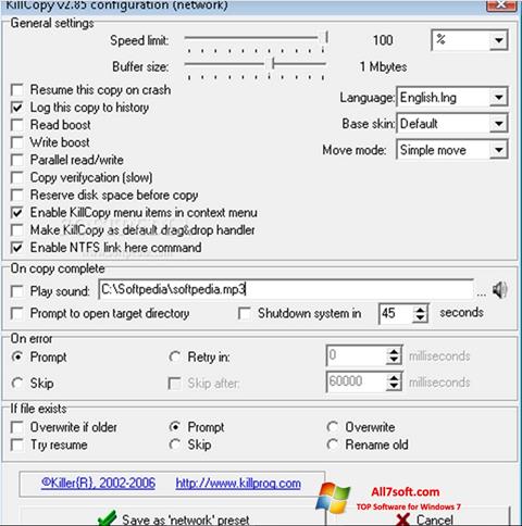 Ekran görüntüsü KillCopy Windows 7