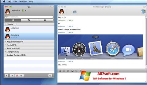 Ekran görüntüsü QQ International Windows 7
