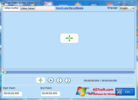 Ekran görüntüsü Free Video Cutter Windows 7